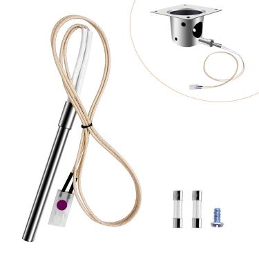 Imagem de YAOAWE Hot Rod Kit de ignição de substituição de pelotas e defumadores churrasco Pro Parts, compatível com grelhas de pellet de madeira Pit Boss