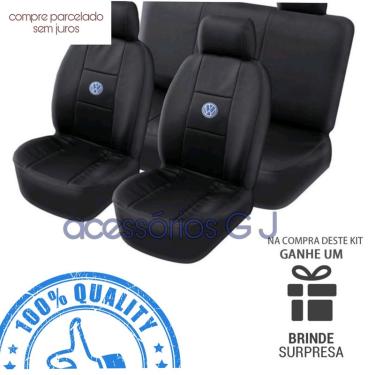 Jogo De Capas Banco Carro Automotivo Couro Courvin G5 Bege