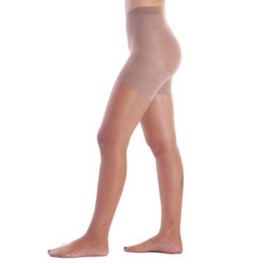 Imagem de Meia calça feminina up line levanta bumbum fio 15 modeladora Loba Lupo