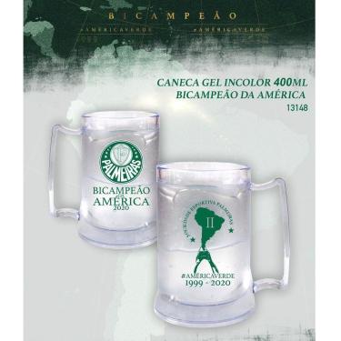 Imagem de Caneca Em Gel Palmeiras Bicampeão Libertadores 400ml