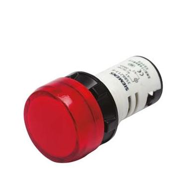 Imagem de Botão Siemens 3SB6 Sinaleiro Monobloco Led 12Vca/Cc Vermelho 3SB6212-6AA20-1AA0 - Siemens