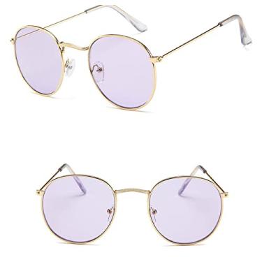 Imagem de Luxury Mirror Sunglasses Women/Men Lady Classic Round Sun Glasses UV400 Outdoor Oculos De Sol Gafas,10,China