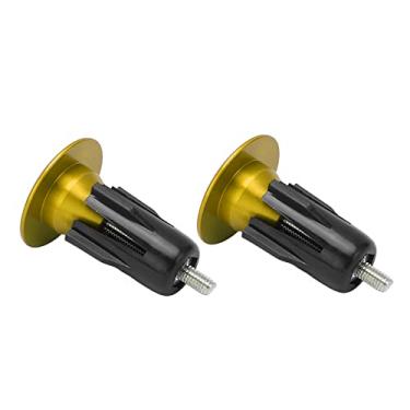 Imagem de Bujões para guias de bicicletas, Bujões para suportes de bicicletas Universal Leve, portátil, diâmetro interno de 15-23,5 mm Ouro