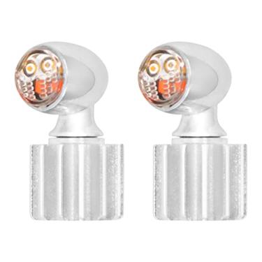 Imagem de HDBUBALUS Lâmpada de freio de corrida universal para Harley Touring Softail Sportster Dyna Chrome