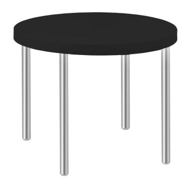 Imagem de Mesa Redonda Manila Preta