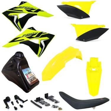 Imagem de Kit Plástico Biker Next Completo Crf 230 Adaptável Xr 200 Xr 250