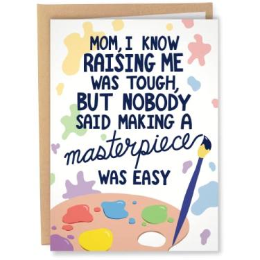 Imagem de Sleazy Greetings Cartão engraçado de Dia das Mães | Cartão de aniversário para mãe | Raising A Masterpiece Card