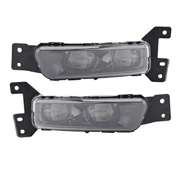 Imagem de JESYMBX Para JEEP GRAND CHEROKEE 2017-2022 Para Dodge Durango 2018-2022 faróis de neblina automáticos farol esquerdo do motorista