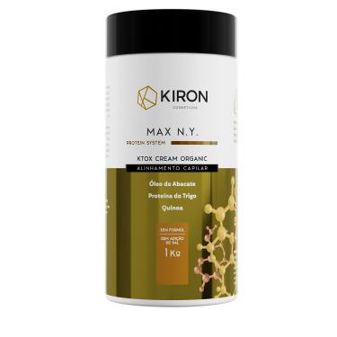 Imagem de Ktox Organic Cream Protein System MAX N.Y. Kiron Cosméticos 1kg 