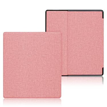 Imagem de Capa de tecido para Kindle Oasis 9ª, 10ª geração, capa de 7 polegadas com função de ativação automática. Não é adequado para outras gerações do Kindle Oasis