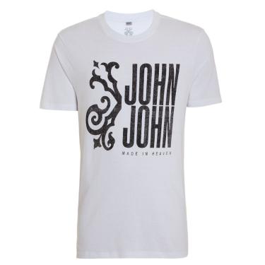 Imagem de Camiseta John John Brasão Masculina Off White