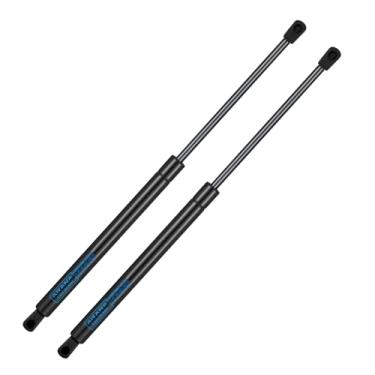 Imagem de ARANA Amortecedores de mola a gás de 43 cm, 27 kg, 40,6 cm, C16-06867, C1606867, amortecedores de elevação para porta de carga Leer Topper C16 06867, tampa de caixa de armazenamento de janela caseira