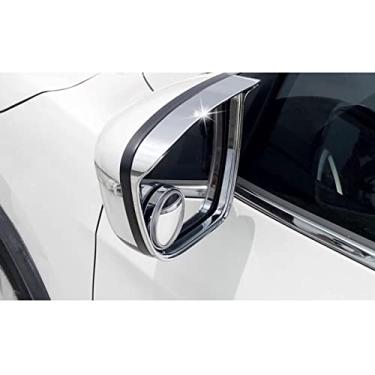 Imagem de KJWPYNF Para Nissan Qashqai 2016, capas de espelho retrovisor exterior de carro adesivo de estilo acessório de carro