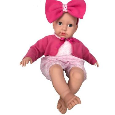 Boneca Bebe Reborn Barata Raposinha da Cotplás 2374 no Shoptime