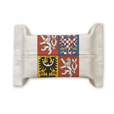Imagem de Bolsa de linho de algodão com emblema nacional tcheco