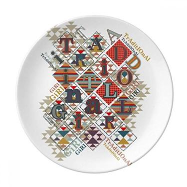 Imagem de Utensílios de jogo para cartas de baralho com lascas, prato decorativo de porcelana salver talheres, prato de jantar