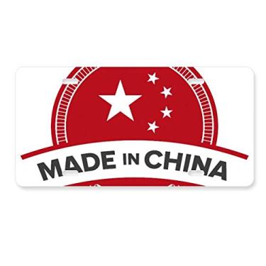 Imagem de DIYthinker Feito na China Emblema Estrelas Placa de Carro Chinesa Decoração Aço Inoxidável