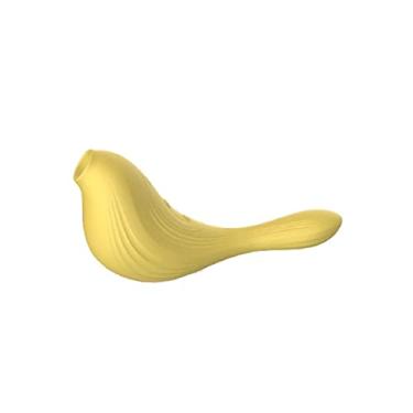 Imagem de Vibrador de Sucção 10 Frequências Clitóris Mamilo Estimulador Feminino Brinquedos para mulher Zatla Shop (Amarelo)