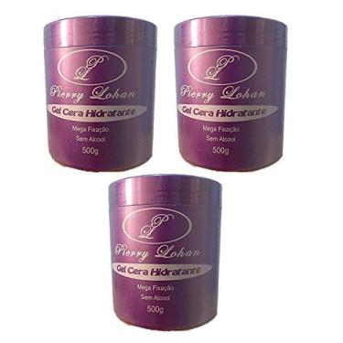 Imagem de 3 x Gel Cera Pierry Lohan 500g - Gel para Penteados
