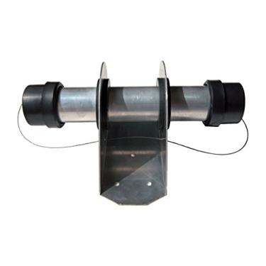 Imagem de Suporte de tubo de alumínio estilo docador com tampas de extremidade para caminhões e trilhos