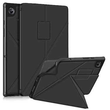 Imagem de Tablet protetor PC Capa Para Samsung Galaxy Tab A8 2021 SM-X200 Tablet Case, Slim Stand PC Hard Back Shell Protective Smart Cover Case, Multi-Viewing Angles Folio Case Cover Auto Sleep/Wake (Color :