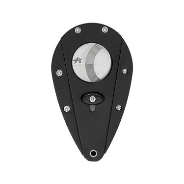 Imagem de Xikar Cortador de charuto Xi1, lâminas de aço inoxidável 440C com classificação Rockwell HRC 57, calibre de anel 54, ação de guilhotina dupla, preto