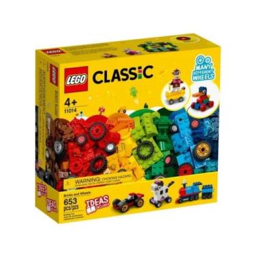 Imagem de Lego Classic Blocos E Rodas 4+ 653 Peças 11014