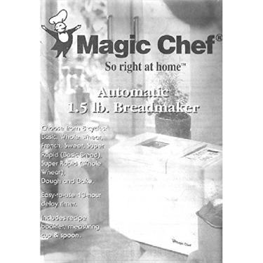 Imagem de Manual de instruções para máquina de pão Magic Chef Manual de instruções (modelo: ERS100) Reimpressão
