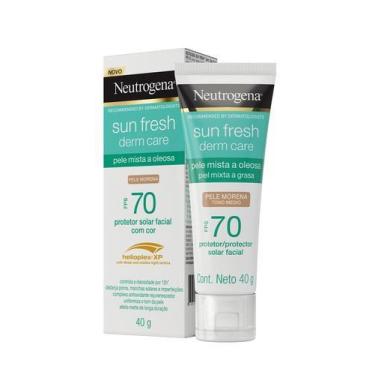 Imagem de Protetor Solar Facial Neutrogena Sun Fresh Fps 70 Pele Morena 40G - Jo