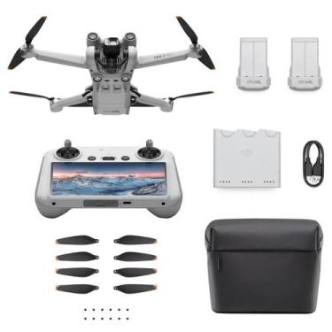 Imagem de Drone Dji Mini 3 Pro + Controle Rc + Kit Fly More Plus 47 Minutos