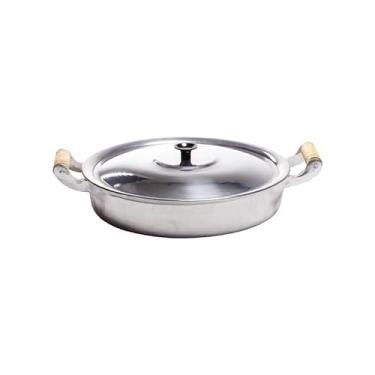 Imagem de Frigideira Panela Alumínio Fundido 36cm C/tampa Polida