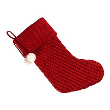 Imagem de Abaodam 1 Peça De Meia De Natal Sacos De Guloseimas De Natal Enfeite De Suspensão De Natal Enfeite De Árvore De Natal Decorações Suspensas De Festa De Natal Meias De Natal Itens