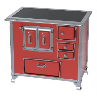 Imagem de Fogao a Lenha Venax GII n 2 Sec XVIII Premium Vermelho Gab