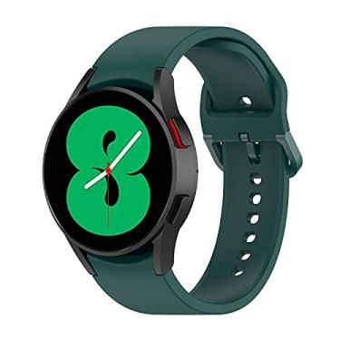 Imagem de Hoopyeecase Esporte pulseira de relógio para Samsung Galaxy Watch 4 40mm/44mm assistir banda, Galaxy Watch 3 41mm/Galaxy Watch 4 Classic 42mm/46mm, 20mm Suave Silicone Pulseiras Substituição pulseira