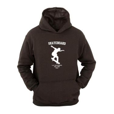 Imagem de Moletom Masculino Canguru Flanelado Skate California Inverno