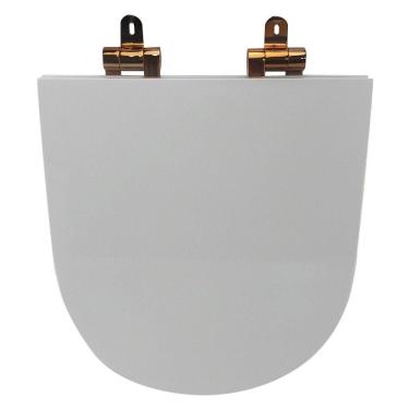 Imagem de Assento Sanitário Poliéster para Louça Link/carrara/belle Époque deca Slow Close Branco