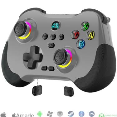 Imagem de Gaming Controller for iPad/Android Tablet/Phone/Tesla/PC/PS4/Switch/iPhone Gamepad Joystick: Support Cloud Gaming, Streaming on PS5/Xbox/PC, Hall Linear Trigger/Rocker, Back Button/Turbo, Call of Duty