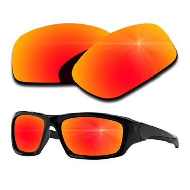 Imagem de Lentes de reposição polarizadas para Oakley Tincan - Revestimento espelhado laranja vermelho