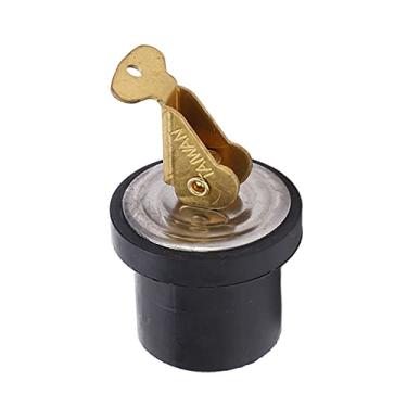 Imagem de Plugue de drenagem de compressão de 19mm, tipo parafuso de latão, vedação de borracha, barco, iate, acessórios marinhos, kit de plugue de drenagem de garboard, alça de pressão, (7/8 polegada (2974B2))