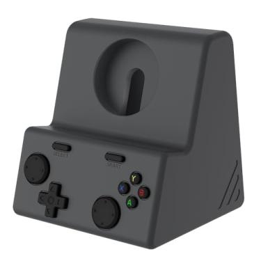 Imagem de Suporte de doca de silicone para montagem em carregador para série de relógios 4/3/2/1 44mm/42mm/40mm/38mm,Black