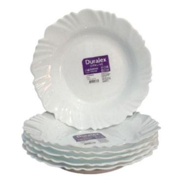 Imagem de Jogo Pratos Fundo Brancos 6 Peças - Pétala Nadir - Nadir Figueredo