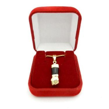 Imagem de Pingente Figa 25mm Folheado Ouro Pi201 - WNBIJOUTERIAS