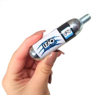 Imagem de Cilindro Co2 16g Leão Cartucho Uso Chopeira Rosca Aquário Bike Ciclism