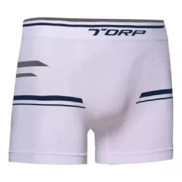Imagem de Cueca Torp Boxer Estilo Sem Costura - Ref. 8415, P, Branco