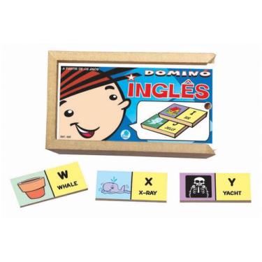 Imagem de Jogo de Dominó Infantil Inglês - Simque
