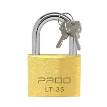 Imagem de Cadeado De Latão Pado Lt 35mm 2 Chaves Não Enferruja