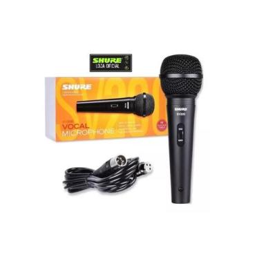 Imagem de Microfone Shure Dinâmico Unidirecional SV200 Com Chave Liga/desliga e 