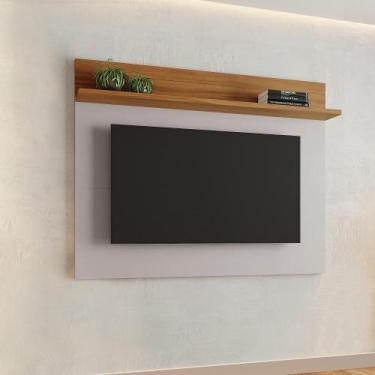 Imagem de Painel para TV até 50" NT1185 Notável Móveis, Off White/Freijó