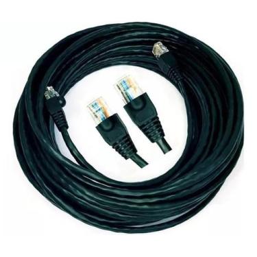 Imagem de Kit 3 Cabos Rede Ethernet C/Rj45 Cat5E 20Mts Silver - New Line Cable