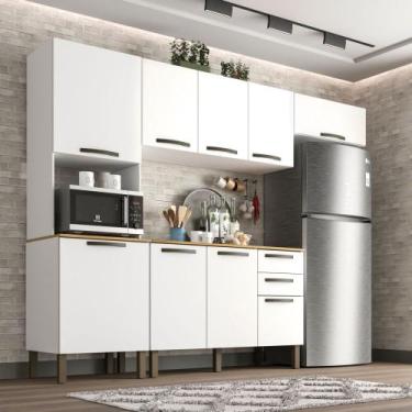 Imagem de Cozinha Compacta Valencia 4 Peças 9 Portas 2 Gavetas Salleto Moveis, B